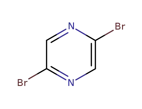 Molecular Structure of 23229-26-7 (2,5-Dibromopyrazine)