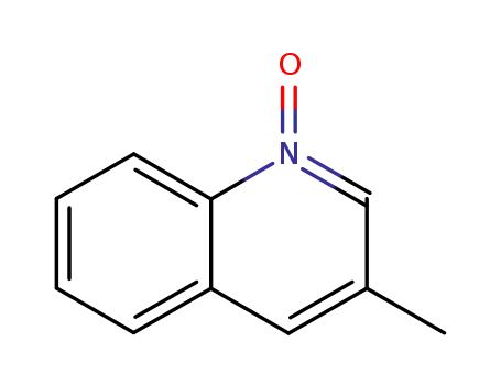 Molecular Structure of 1873-55-8 (3-METHYLQUINOLINE N-OXIDE)