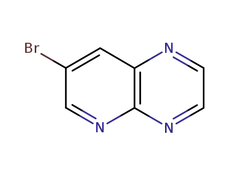 Molecular Structure of 52333-42-3 (7-Bromopyrido[2,3-b]pyrazine)