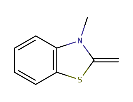 Molecular Structure of 23574-67-6 (2,3-DIHYDRO-3-METHYL-2-METHYLENEBENZOTHIAZOLE�)