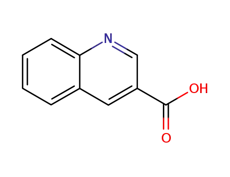 Molecular Structure of 6480-68-8 (3-Quinolinecarboxylic acid)