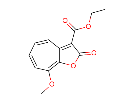 2H-Cyclohepta[b]furan-3-carboxylic acid, 8-methoxy-2-oxo-, ethyl ester