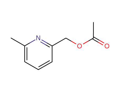 Molecular Structure of 13287-64-4 ((6-Methylpyridin-2-yl)methyl acetate)