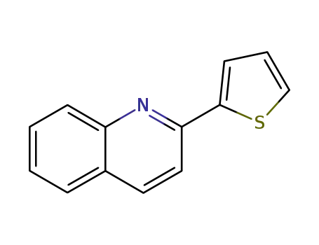 Molecular Structure of 34243-33-9 (2-(thiophen-2-yl)quinoline)