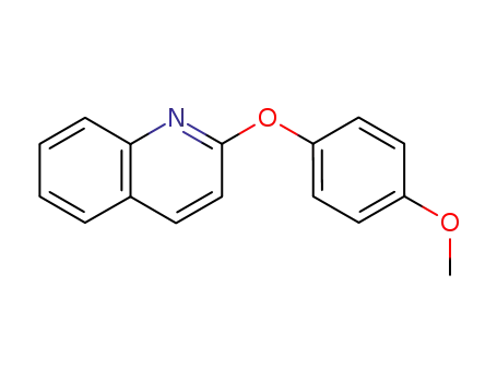 Molecular Structure of 27382-41-8 (Quinoline, 2-(4-methoxyphenoxy)-)