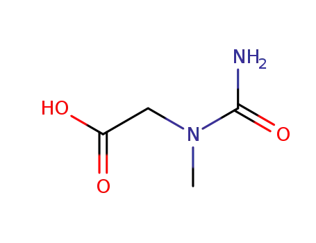 Molecular Structure of 30565-25-4 ((AMINOCARBONYL)(METHYL)AMINO]ACETIC ACID)
