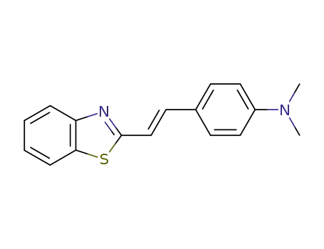 Molecular Structure of 1628-58-6 (4-((E)-2-(1,3-benzothiazol-2-yl)ethenyl)-N,N-dimethylaniline)