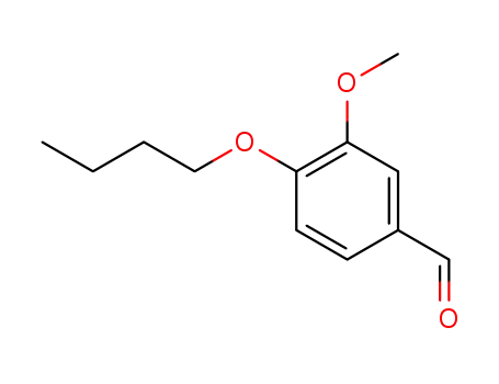 Molecular Structure of 51301-87-2 (4-BUTOXY-3-METHOXY-BENZALDEHYDE)