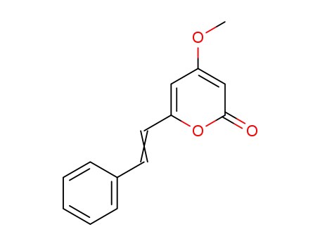 4-Methoxy-6-(2-phenylethenyl)-2h-pyran-2-one
