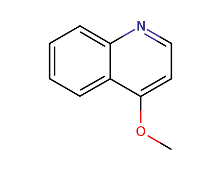 Molecular Structure of 607-31-8 (4-Methoxyquinoline)