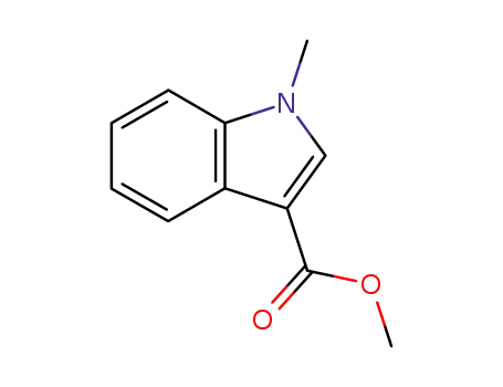 Molecular Structure of 108438-43-3 (1-methylindole-3-carboxylic acid methyl ester)