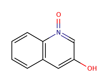 Molecular Structure of 59953-98-9 (3-Quinolinol, 1-oxide)