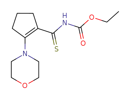 ethyl N-(2-morpholin-4-ylcyclopentene-1-carbothioyl)carbamate