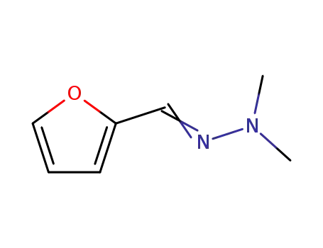 Molecular Structure of 14064-21-2 (2-FURALDEHYDE DIMETHYLHYDRAZONE)