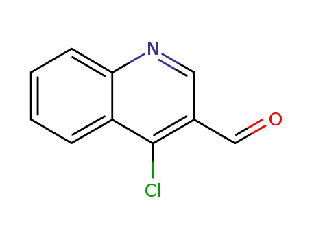 Molecular Structure of 201420-30-6 (4-Chloro-3-quinolinecarboxaldehyde)