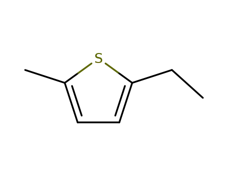 Molecular Structure of 40323-88-4 (2-Ethyl-5-methylthiophene)