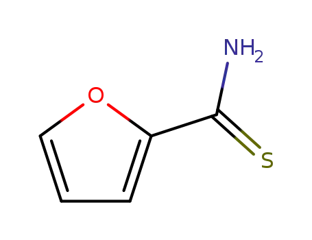 Molecular Structure of 17572-09-7 (Furan-2-carbothioamide)