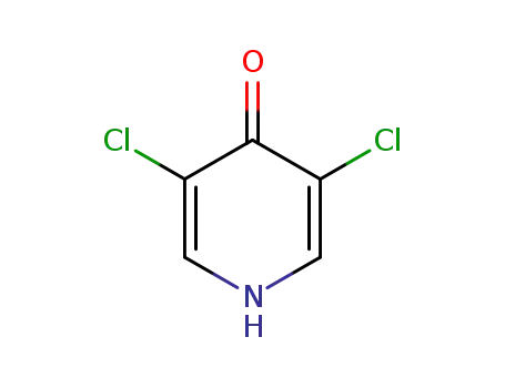Molecular Structure of 17228-70-5 (3,5-Dichloro-4-hydroxypyridine)