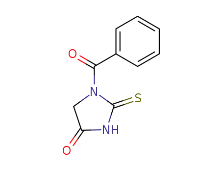 Molecular Structure of 577-47-9 (1-BENZOYL-2-THIOXO-4-IMIDAZOLIDINONE)
