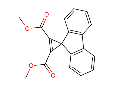 Molecular Structure of 39500-48-6 (Spiro[2-cyclopropene-1,9'-[9H]fluorene]-2,3-dicarboxylic acid, dimethyl
ester)