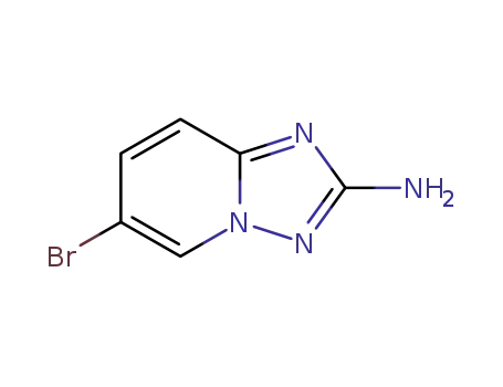 Molecular Structure of 947248-68-2 (6-Bromo-[1,2,4]triazolo[1,5-a]pyridin-2-ylamine)