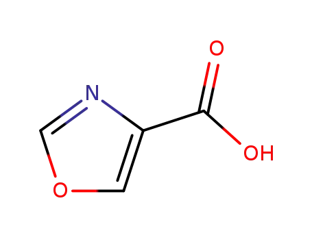 Molecular Structure of 23012-13-7 (Oxazole-4-carboxylic acid)