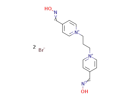 Molecular Structure of 56-97-3 (1,1'-TRIMETHYLENE-BIS(4-FORMYLPYRIDINIUM BROMIDE) DIOXIME)