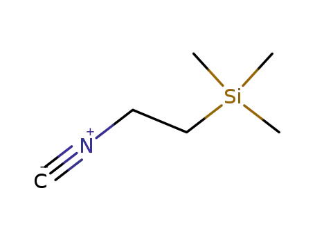 Molecular Structure of 92747-26-7 (Silane, (2-isocyanoethyl)trimethyl-)