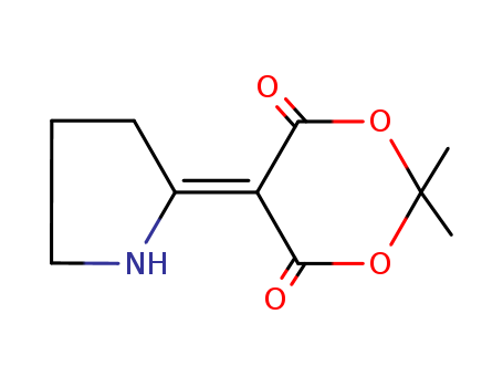 1,3-Dioxane-4,6-dione, 2,2-dimethyl-5-(2-pyrrolidinylidene)-