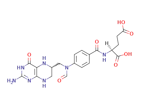 Molecular Structure of 2800-34-2 (2-[4-[(2-amino-4-oxo-5,6,7,8-tetrahydro-1H-pteridin-6-yl)methyl-formyl-amino]benzoyl]aminopentanedioic acid)