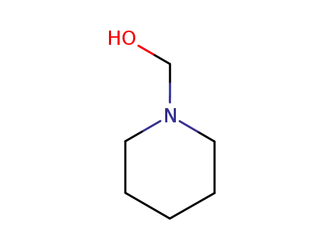 Molecular Structure of 2494-10-2 (PIPERIDIN-1-YLMETHANOL)