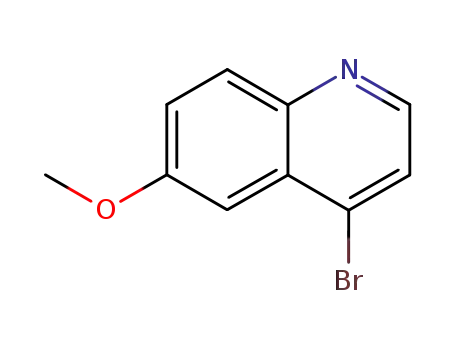 Molecular Structure of 42881-66-3 (4-BROMO-6-METHOXYQUINOLINE)
