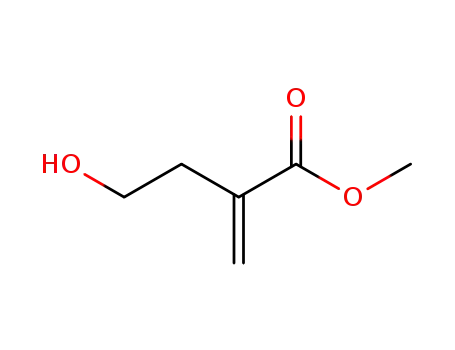 Molecular Structure of 61541-20-6 (Butanoic acid, 4-hydroxy-2-methylene-, methyl ester)