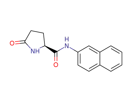 Molecular Structure of 22155-91-5 (L-PYROGLUTAMIC ACID BETA-NAPHTHYLAMIDE)