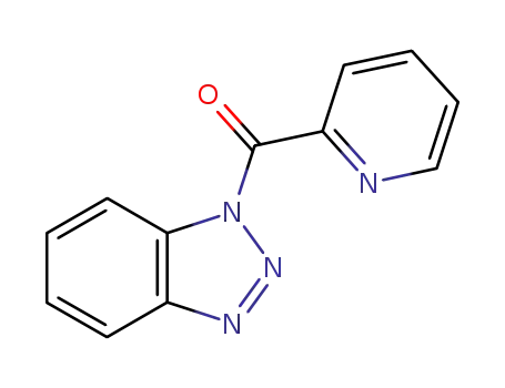 Molecular Structure of 144223-29-0 (1-(2-PYRIDYLCARBONYL)BENZOTRIAZOLE  97)