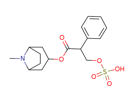 Benzeneacetic acid, a-[(sulfooxy)methyl]-,1-[(3-endo)-8-methyl-8-azabicyclo[3.2.1]oct-3-yl] ester