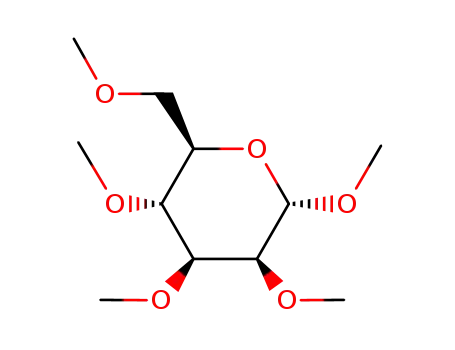 Molecular Structure of 3149-62-0 (methyl 2,3,4,6-tetra-O-methyl-alpha-D-mannopyranoside)
