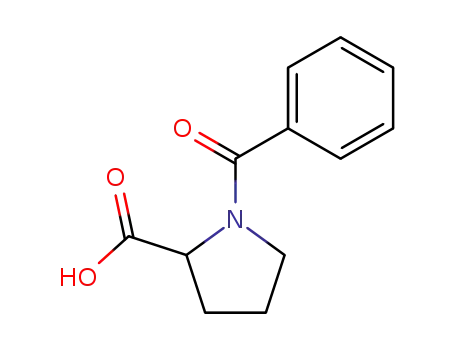 Molecular Structure of 195719-48-3 (1-BENZOYL-PYRROLIDINE-2-CARBOXYLIC ACID)