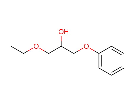 Molecular Structure of 18349-96-7 (1-ethoxy-3-phenoxypropan-2-ol)