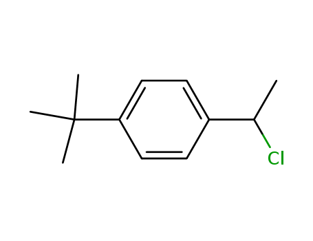 Molecular Structure of 13372-41-3 (Benzene, 1-(1-chloroethyl)-4-(1,1-dimethylethyl)-)