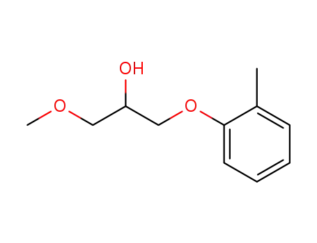 Molecular Structure of 39144-34-8 (1-Methoxy-3-(2-methylphenoxy)-2-propanol)