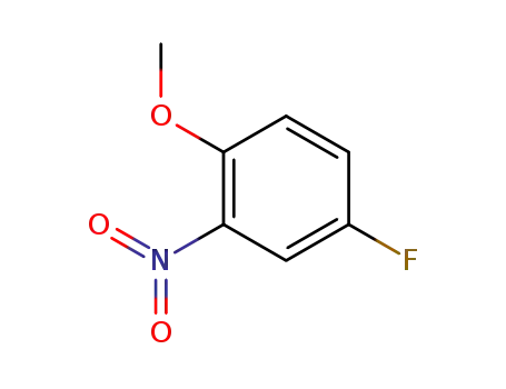 Molecular Structure of 445-83-0 (4-Fluoro-2-nitroanisole)