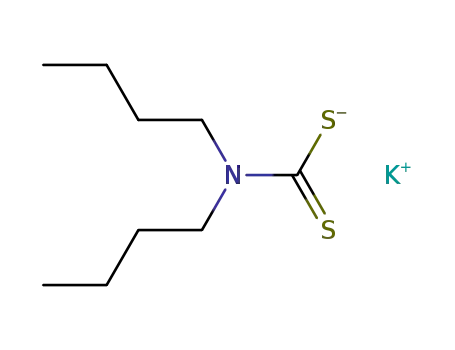 Molecular Structure of 136-29-8 (potassium dibutyldithiocarbamate)