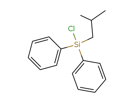 Molecular Structure of 81851-76-5 (Silane, chloro(2-methylpropyl)diphenyl-)