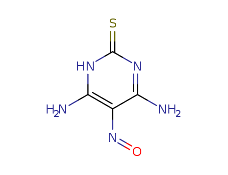 2(1H)-Pyrimidinethione,4,6-diamino-5-nitroso-                                                                                                                                                           (59150-27-5)