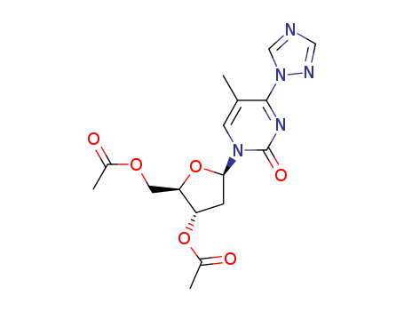 [(2R,3S,5R)-3-acetyloxy-5-[5-methyl-2-oxo-4-(1,2,4-triazol-1-yl)pyrimidin-1-yl]oxolan-2-yl]methyl acetate