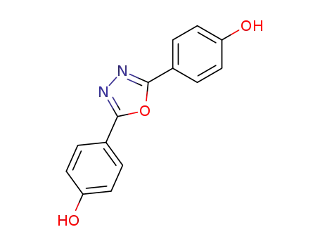 Molecular Structure of 10600-83-6 (2,5-BIS(4-HYDROXYPHENYL)-1,3,4-OXADIAZOLE)