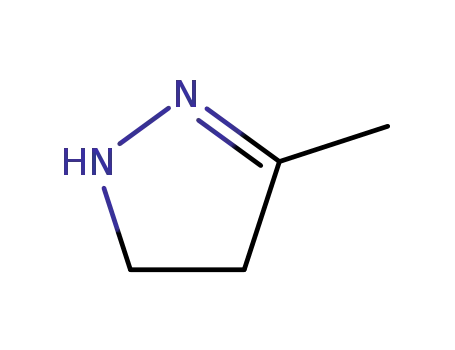 Molecular Structure of 1911-30-4 (4,5-Dihydro-3-methyl-1H-pyrazole)
