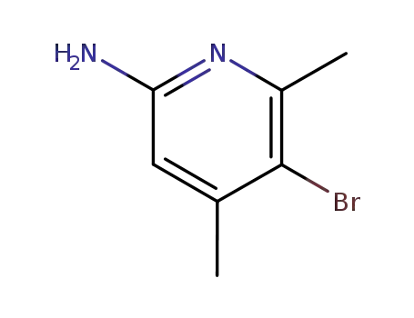 Molecular Structure of 89856-44-0 (2-AMINO-5-BROMO-4 6-DIMETHYLPYRIDINE&)