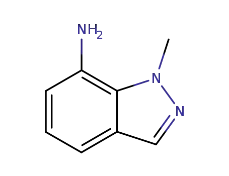 Molecular Structure of 41926-06-1 (1-METHYL-1H-INDAZOL-7-YLAMINE)